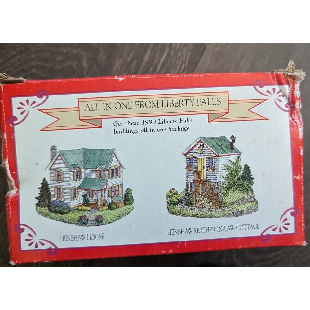 1999 Liberty Falls Collection Henshaw House Mother In Law Cottage New In Box